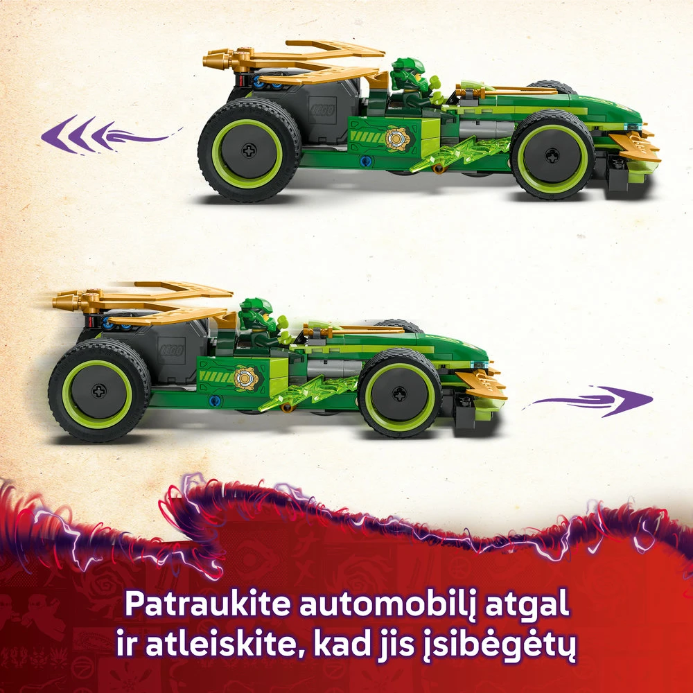 LEGO® Ninjago Lloyd spyruoklinis lenktyninis automobilis (71828)