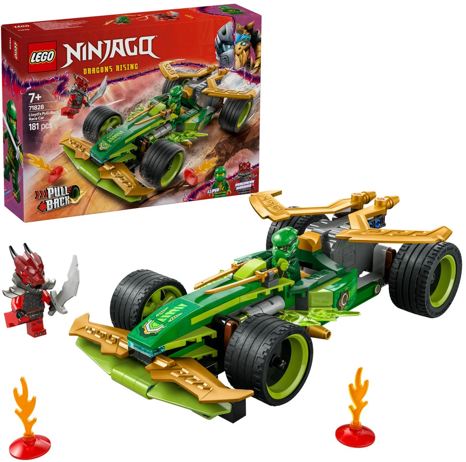 LEGO® Ninjago Lloyd spyruoklinis lenktyninis automobilis (71828)