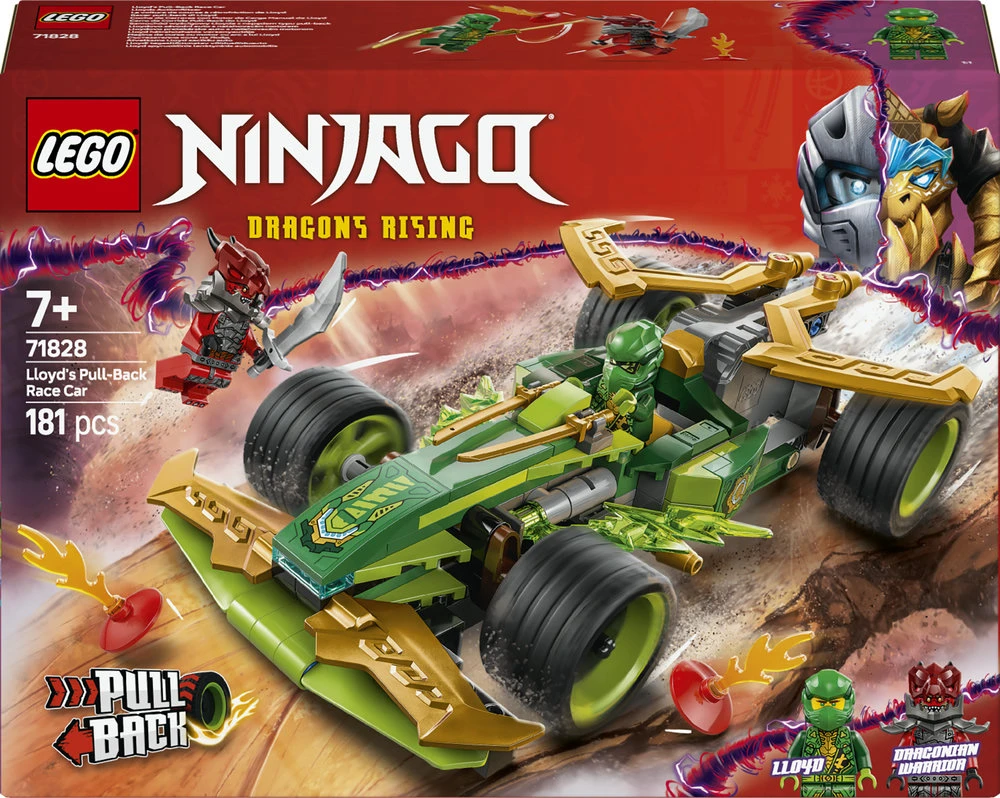 LEGO® Ninjago Lloyd spyruoklinis lenktyninis automobilis (71828)