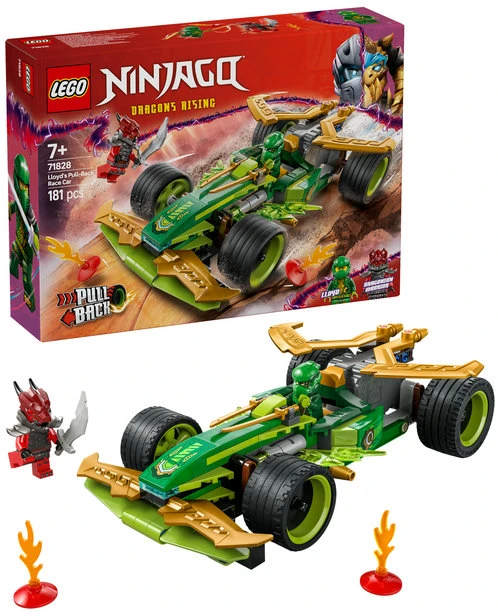 LEGO® Ninjago Lloyd spyruoklinis lenktyninis automobilis (71828)