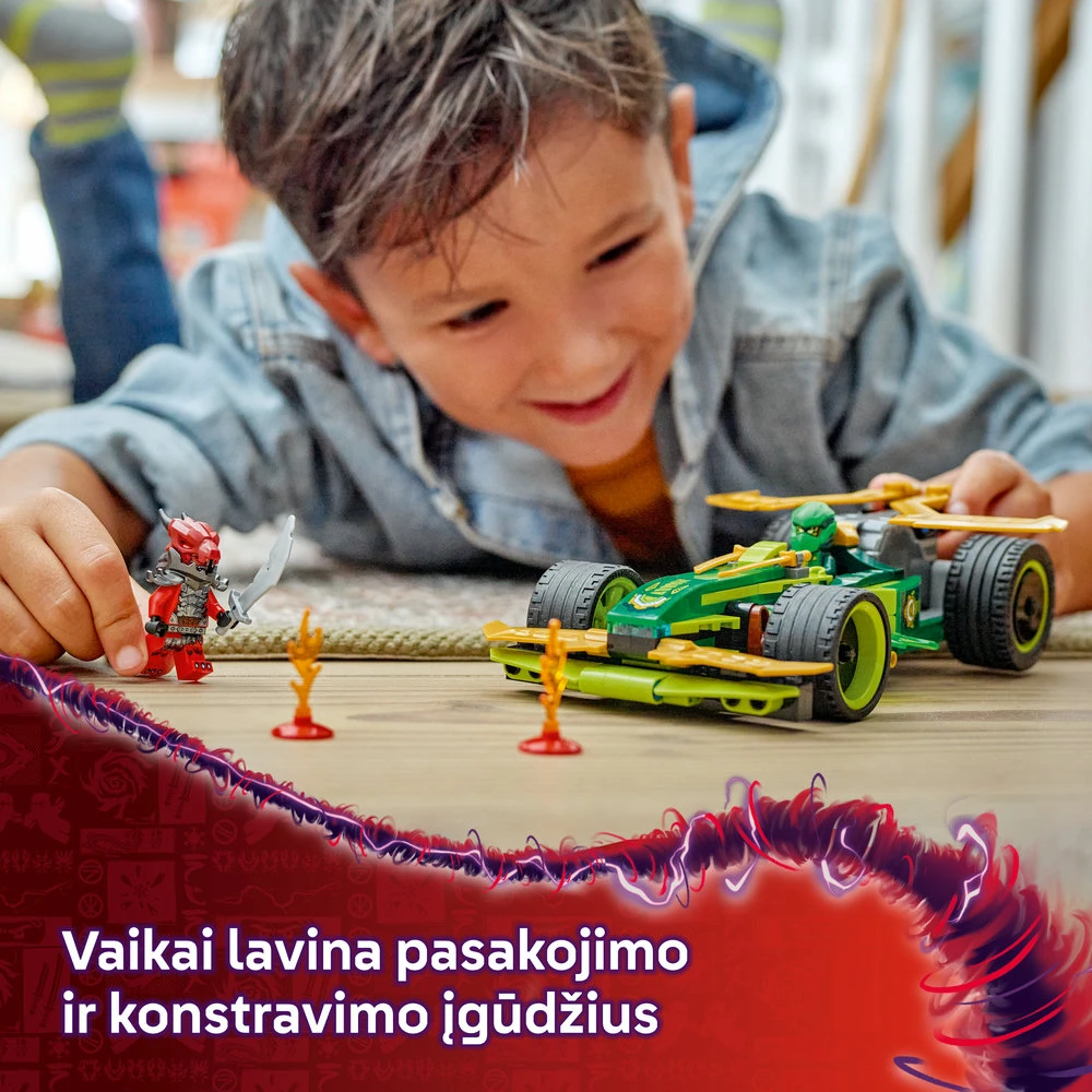 LEGO® Ninjago Lloyd spyruoklinis lenktyninis automobilis (71828)