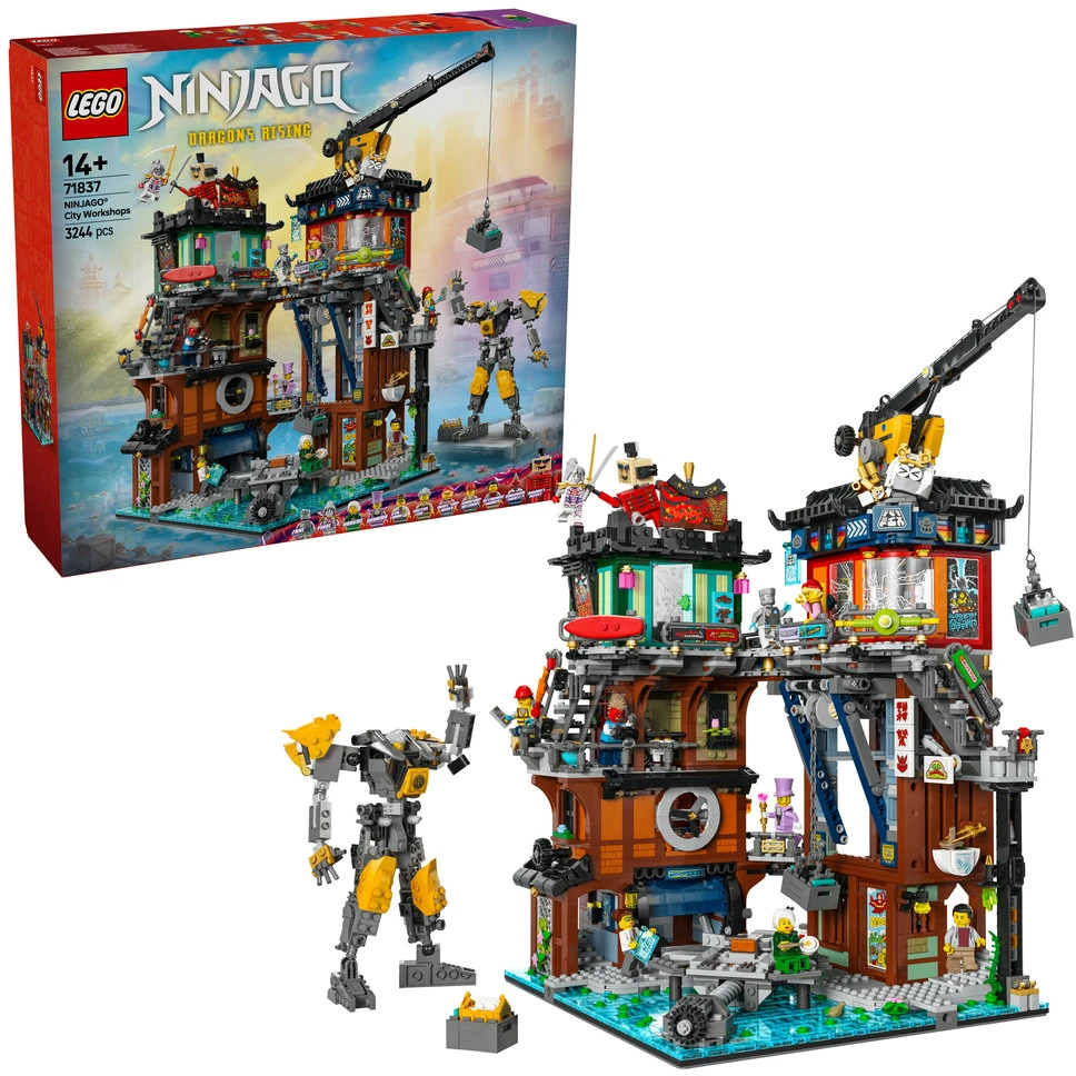 LEGO® NINJAGO® miesto dirbtuvės Žaidimo rinkinys 71837