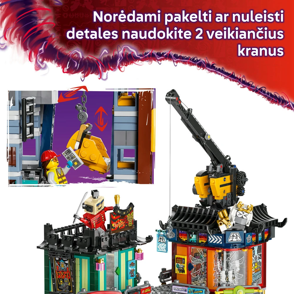LEGO® NINJAGO® miesto dirbtuvės Žaidimo rinkinys 71837