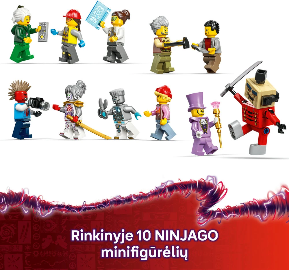 LEGO® NINJAGO® miesto dirbtuvės Žaidimo rinkinys 71837