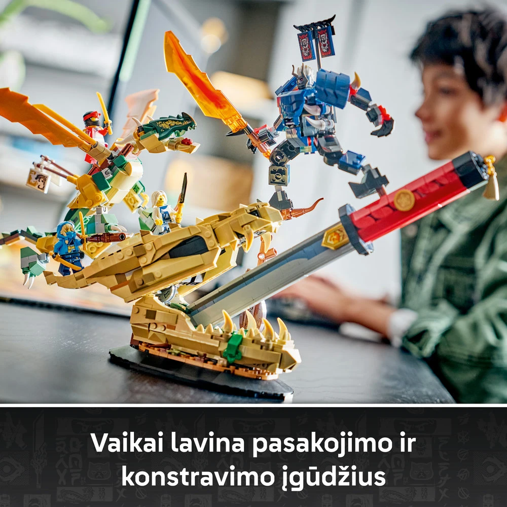 LEGO® NINJAGO® Mūšis prie Drakono ašmenų Eksponatas 71871