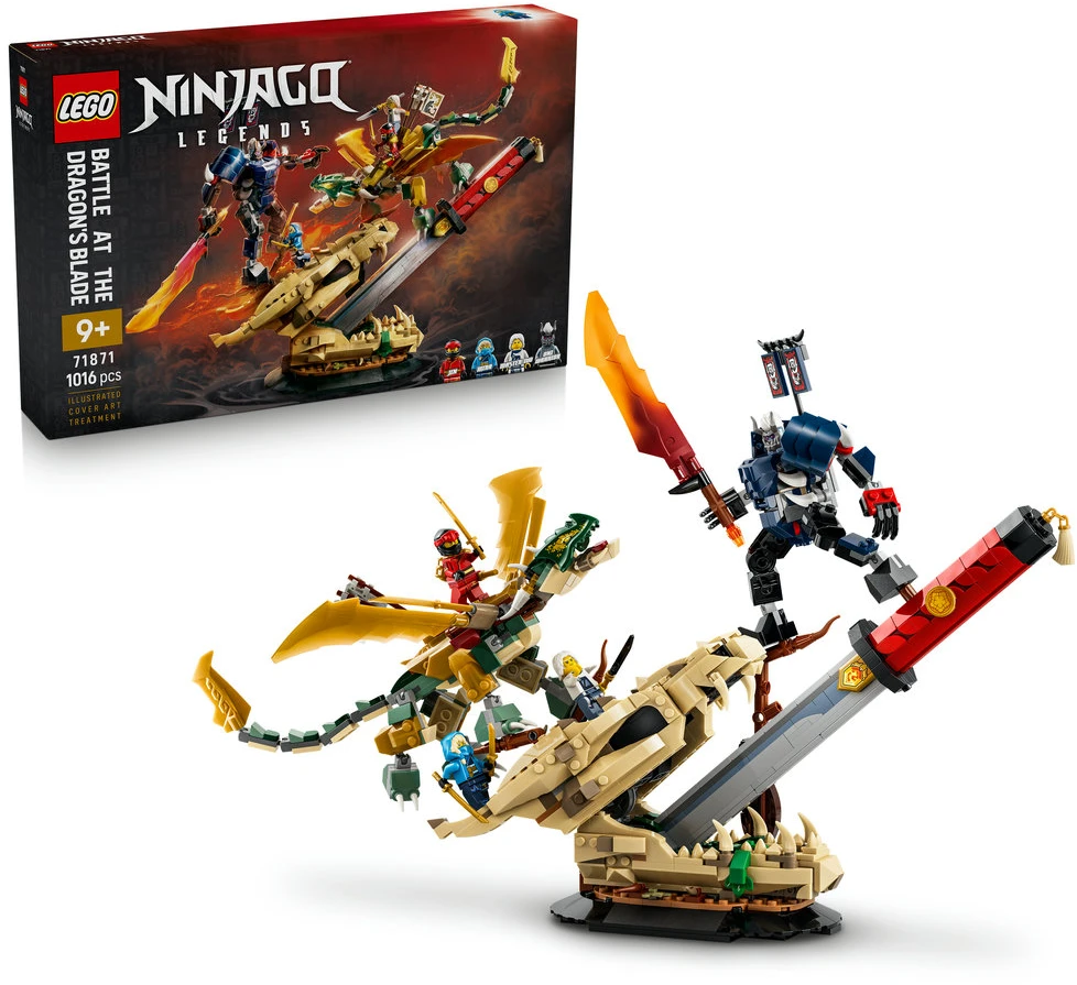 LEGO® NINJAGO® Mūšis prie Drakono ašmenų Eksponatas 71871