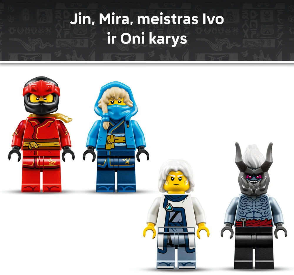 LEGO® NINJAGO® Mūšis prie Drakono ašmenų Eksponatas 71871