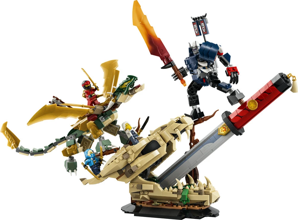 LEGO® NINJAGO® Mūšis prie Drakono ašmenų Eksponatas 71871