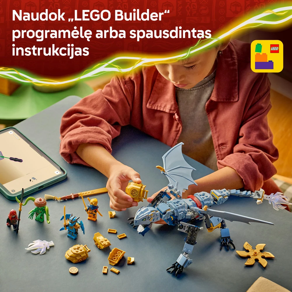 LEGO® NINJAGO® Nindzių drakono Riyu kova Žaislas 71855