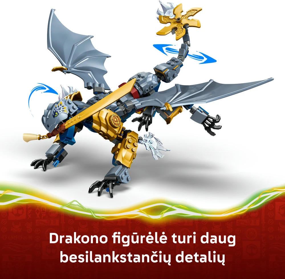 LEGO® NINJAGO® Nindzių drakono Riyu kova Žaislas 71855