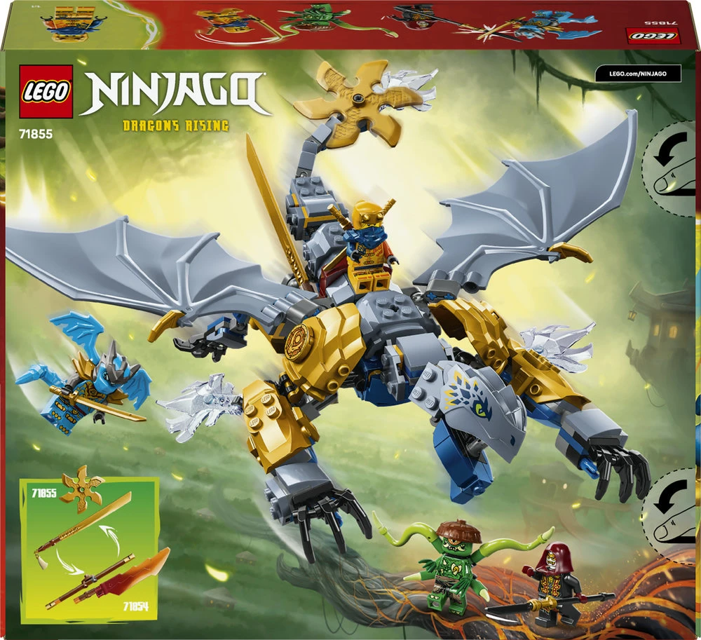 LEGO® NINJAGO® Nindzių drakono Riyu kova Žaislas 71855