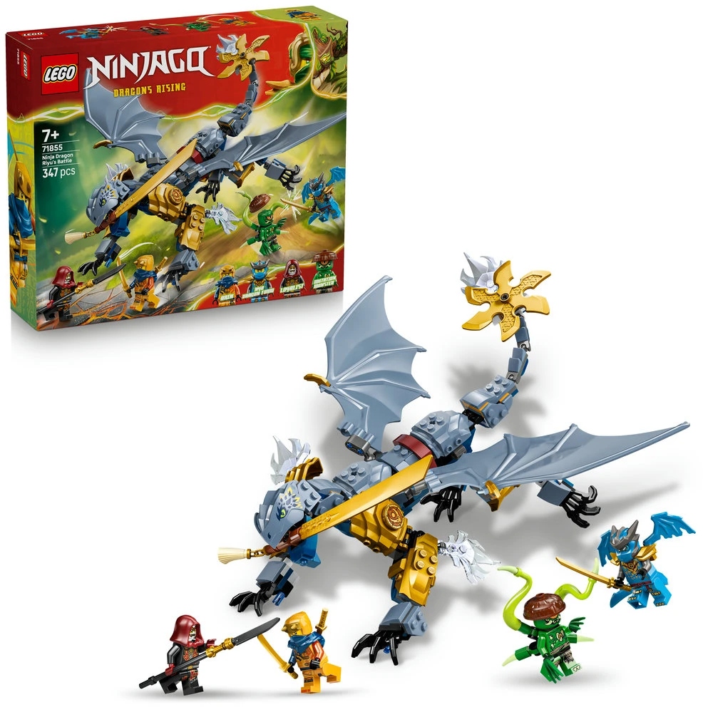 LEGO® NINJAGO® Nindzių drakono Riyu kova Žaislas 71855