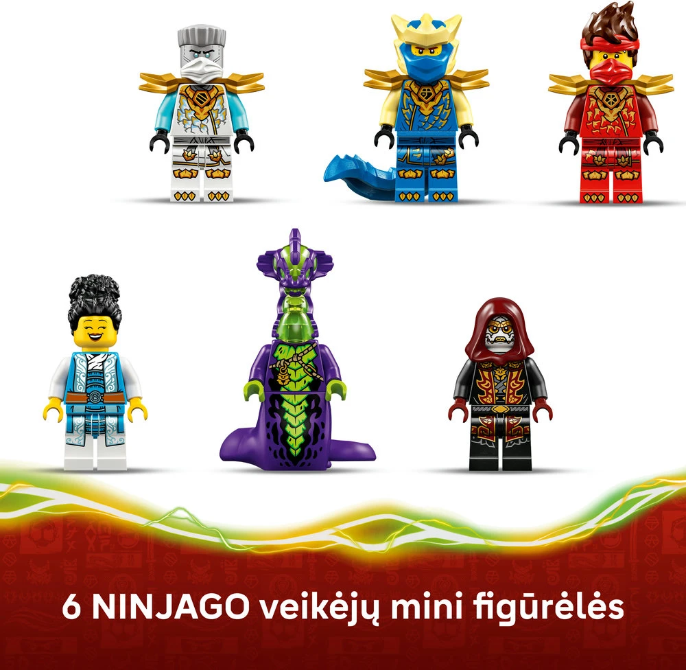 LEGO® NINJAGO® Nindzių transporto priemonės ir namelio medyje gynyba 71857