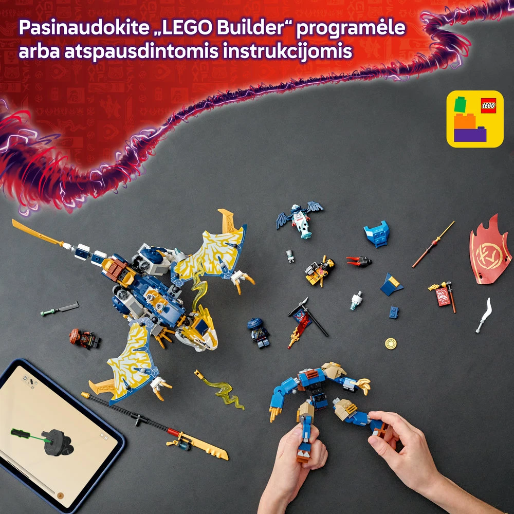 LEGO® NINJAGO® Rogue robotas drakono raitelis Žaislas 71843