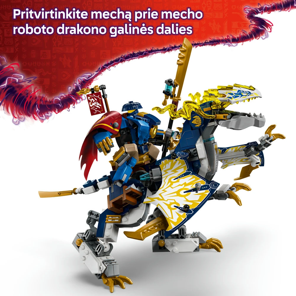 LEGO® NINJAGO® Rogue robotas drakono raitelis Žaislas 71843