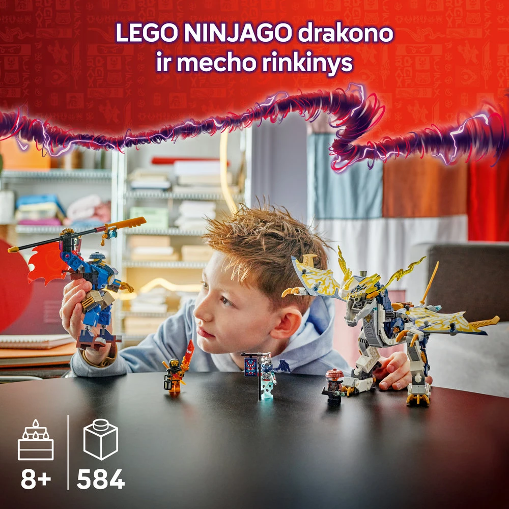 LEGO® NINJAGO® Rogue robotas drakono raitelis Žaislas 71843