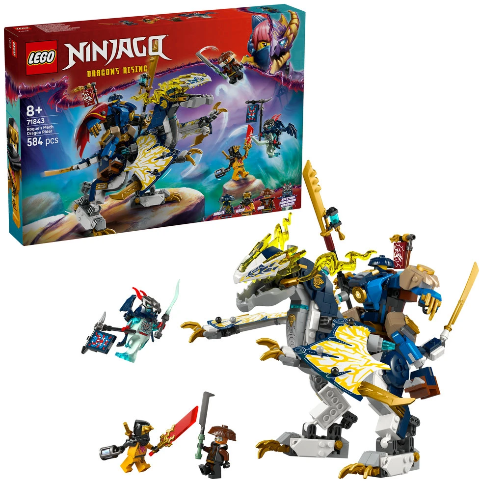 LEGO® NINJAGO® Rogue robotas drakono raitelis Žaislas 71843