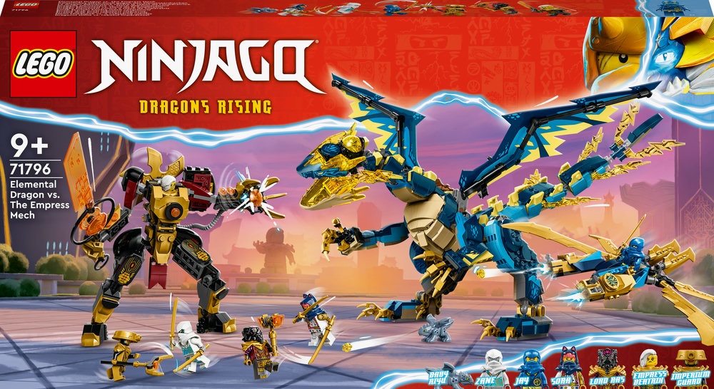 LEGO® Ninjago Stichijų drakonas prieš Imperatorės robotą (71796)
