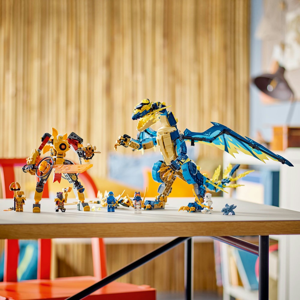 LEGO® Ninjago Stichijų drakonas prieš Imperatorės robotą (71796)