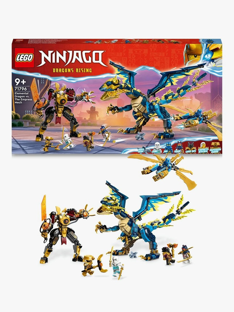LEGO® Ninjago Stichijų drakonas prieš Imperatorės robotą (71796)