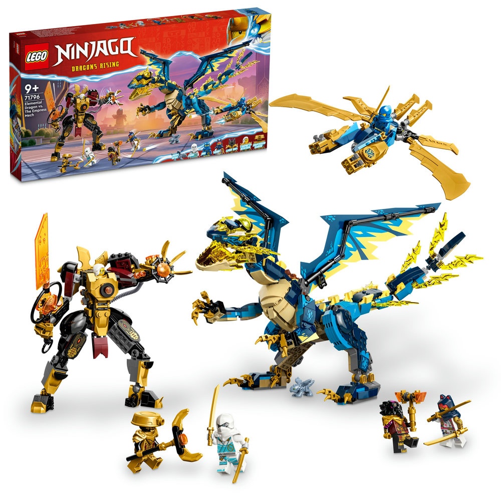 LEGO® Ninjago Stichijų drakonas prieš Imperatorės robotą (71796)