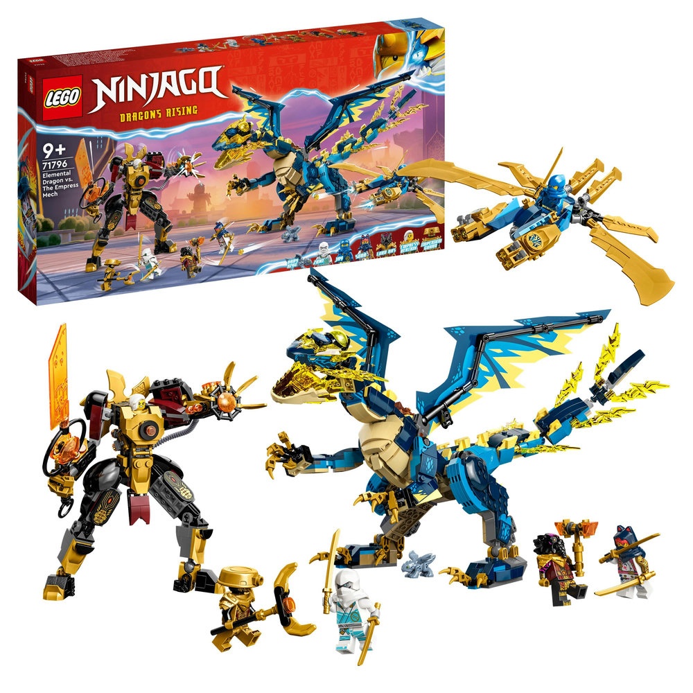 LEGO® Ninjago Stichijų drakonas prieš Imperatorės robotą (71796)