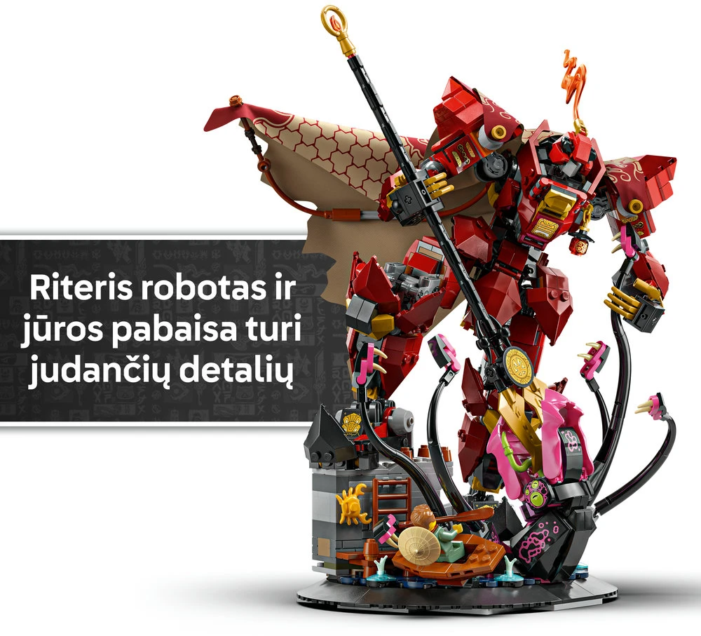 LEGO® Ninjago Ugnies riteris-robotas (71846)