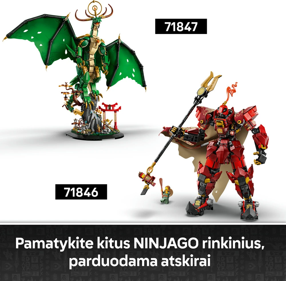 LEGO® Ninjago Ugnies riteris-robotas (71846)