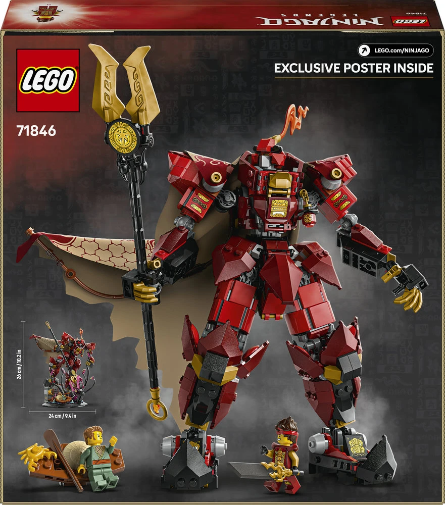 LEGO® Ninjago Ugnies riteris-robotas (71846)
