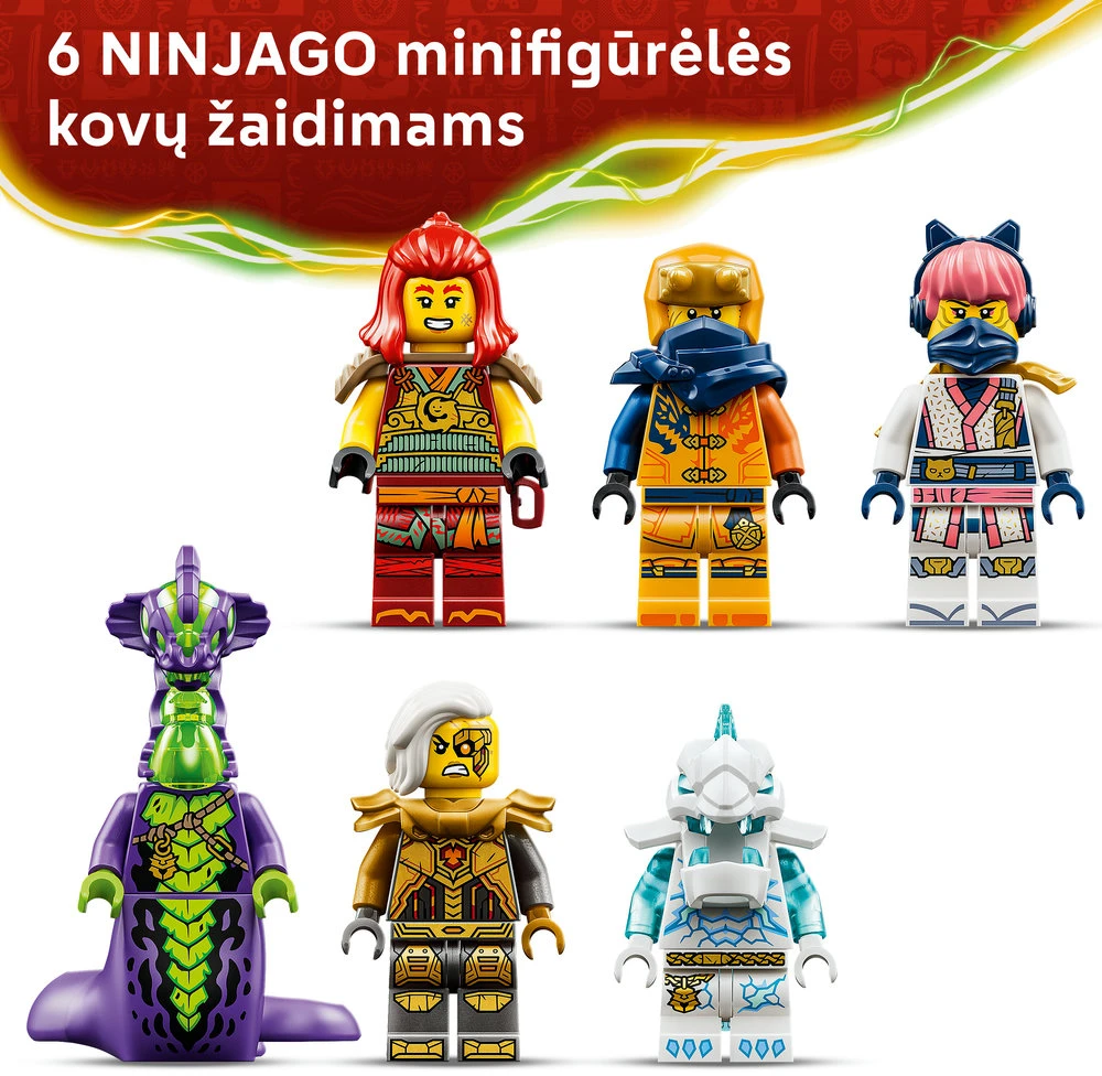 LEGO® NINJAGO® Wyldfyre transformuojamas drakonas-robotas 71868