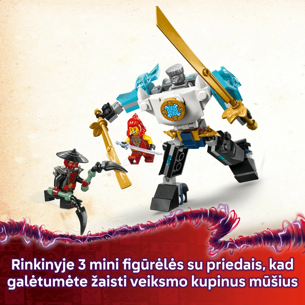 LEGO® Ninjago Zane robotizuotas kovos kostiumas (71827)