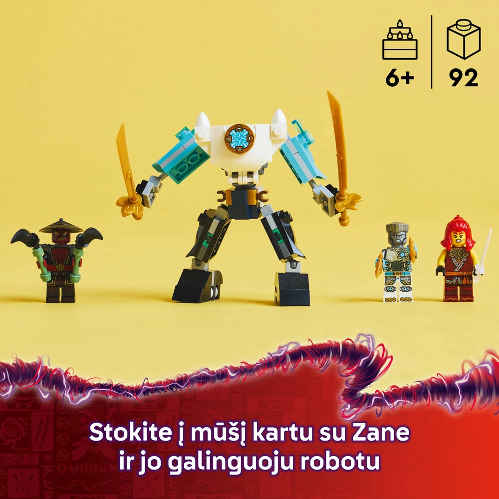LEGO® Ninjago Zane robotizuotas kovos kostiumas (71827)