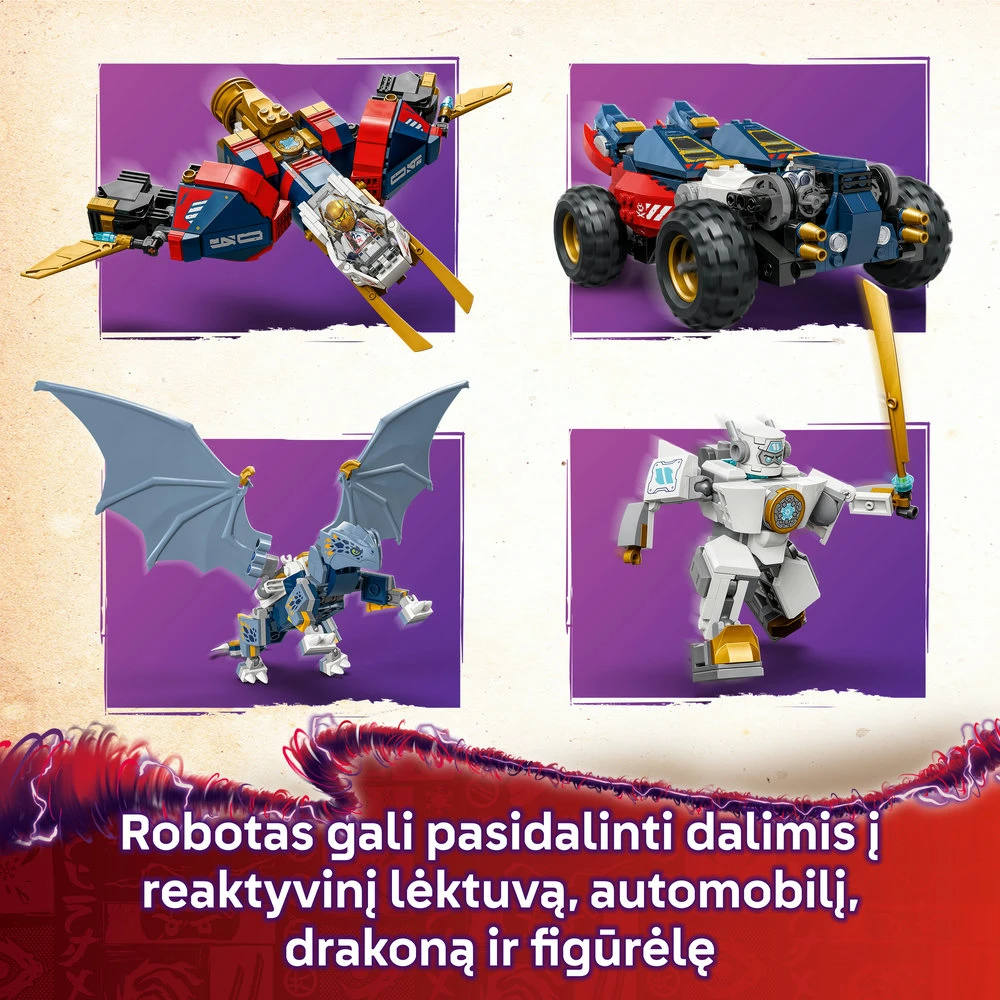 LEGO® NINJAGO® Zeino kombinuotasis ultrarobotas 71834