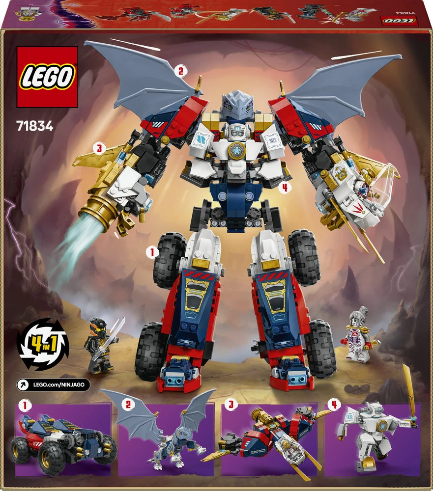 LEGO® NINJAGO® Zeino kombinuotasis ultrarobotas 71834