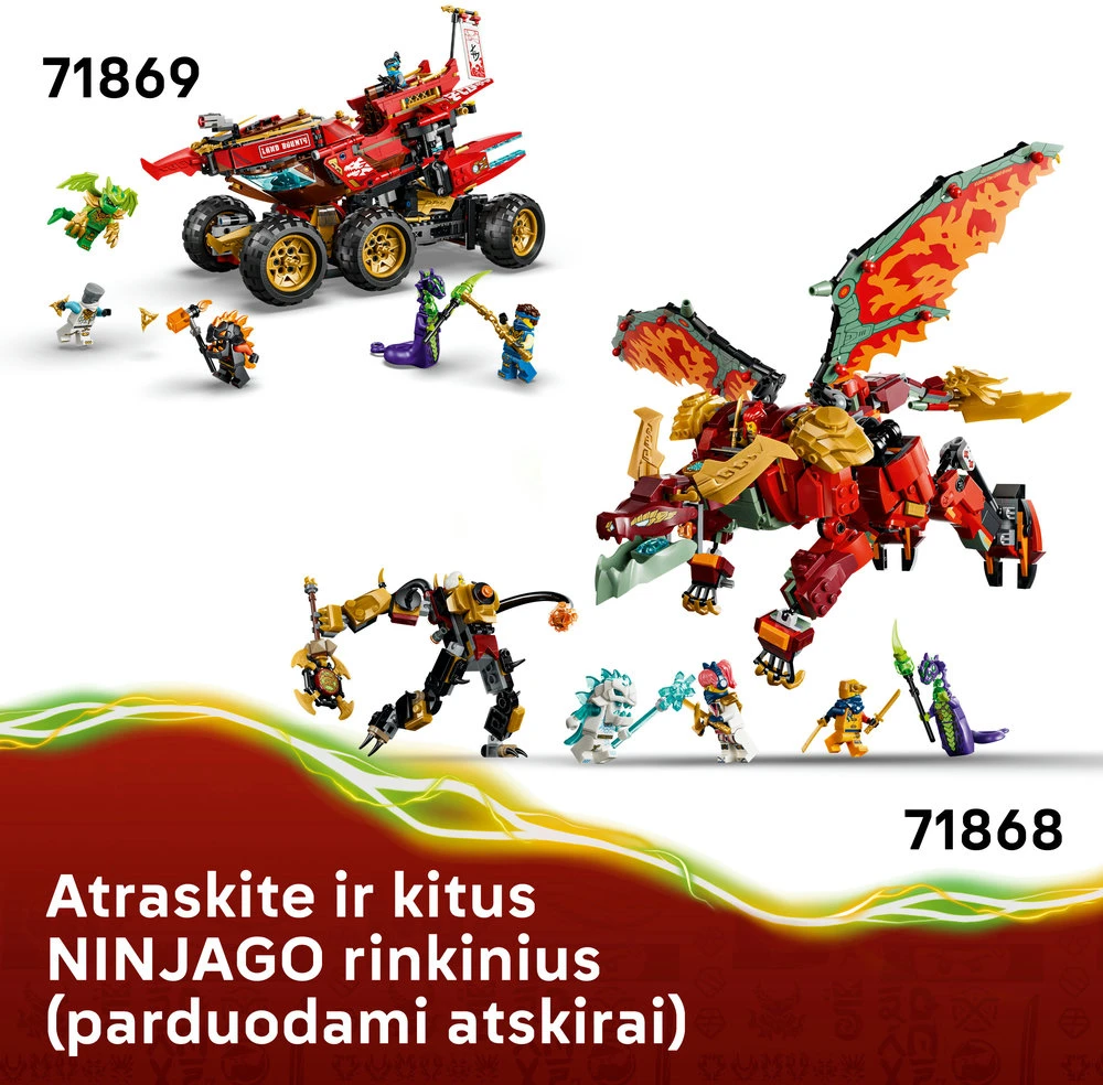 LEGO® NINJAGO® „Žemės dovana“ Žaislinis sunkvežimis 71869