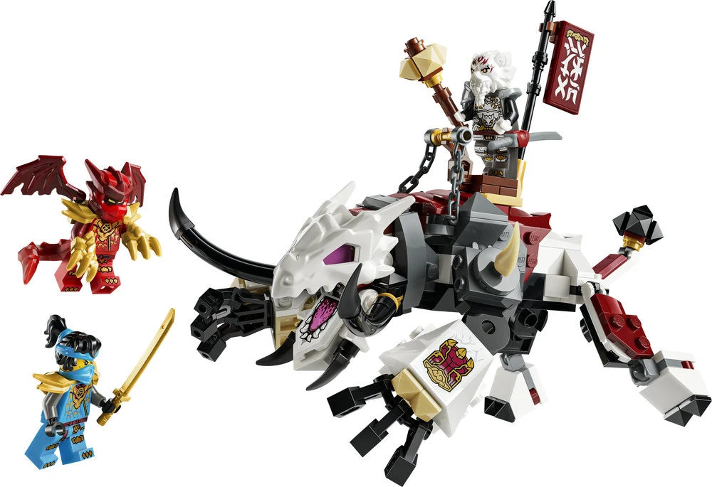 LEGO® NINJAGO® Zilvar ir drakonas-pabaisa Grimtak 71863