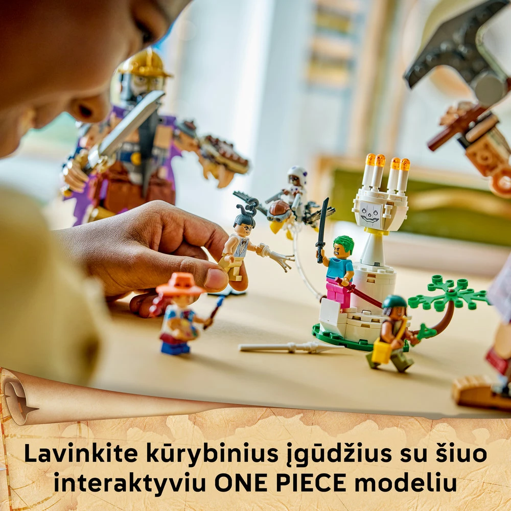 LEGO® ONE PIECE Dorry prieš Brogy – Mažojo sodo milžinai 75644