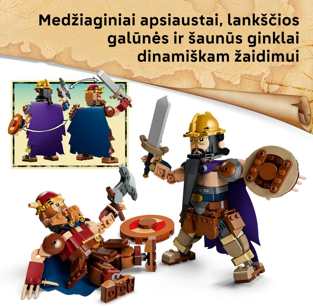 LEGO® ONE PIECE Dorry prieš Brogy – Mažojo sodo milžinai 75644
