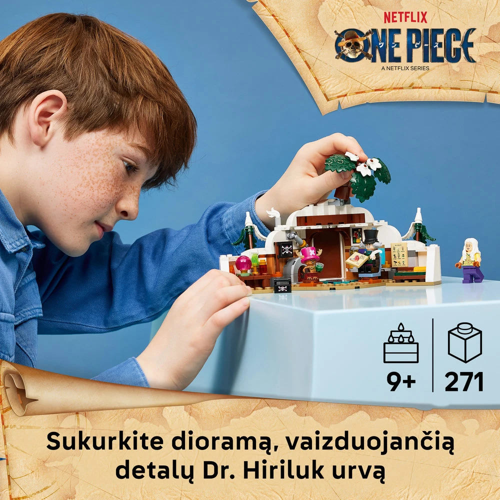 LEGO® ONE PIECE Dr. Hiriluk slėptuvė ir minifigūrėlės 75641