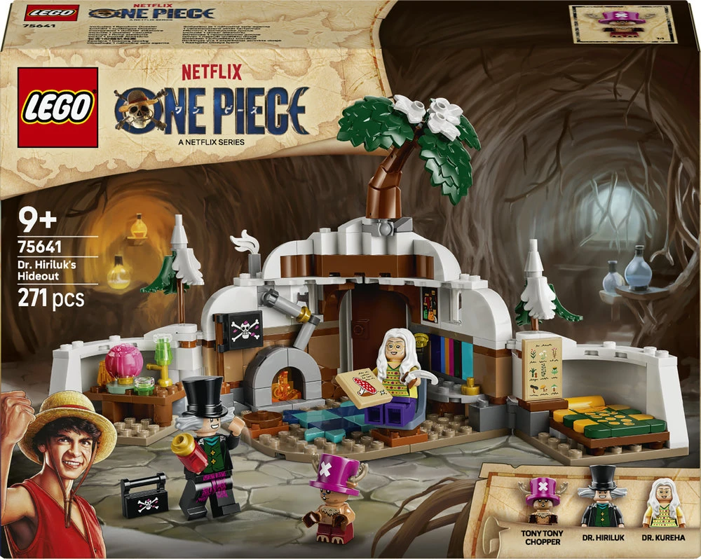 LEGO® ONE PIECE Dr. Hiriluk slėptuvė ir minifigūrėlės 75641
