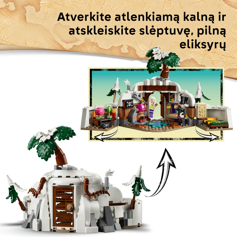 LEGO® ONE PIECE Dr. Hiriluk slėptuvė ir minifigūrėlės 75641