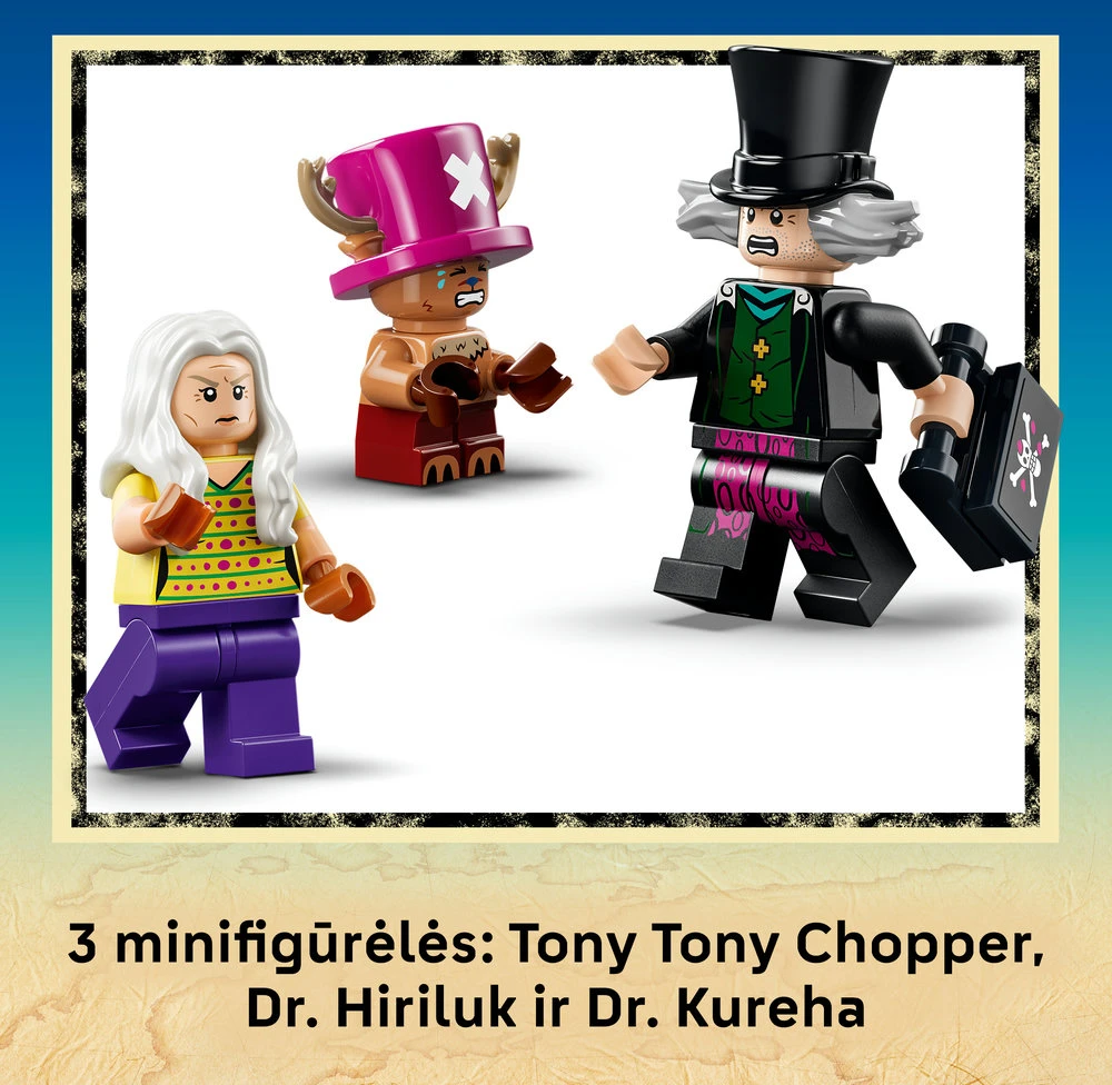 LEGO® ONE PIECE Dr. Hiriluk slėptuvė ir minifigūrėlės 75641