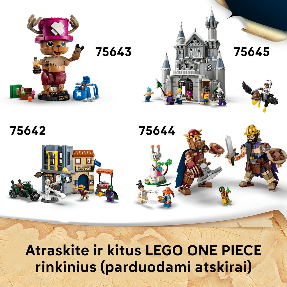 LEGO® ONE PIECE Dr. Hiriluk slėptuvė ir minifigūrėlės 75641