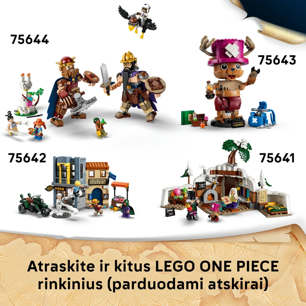 LEGO® ONE PIECE Garp jūrų karo laivas Žaislas 75646