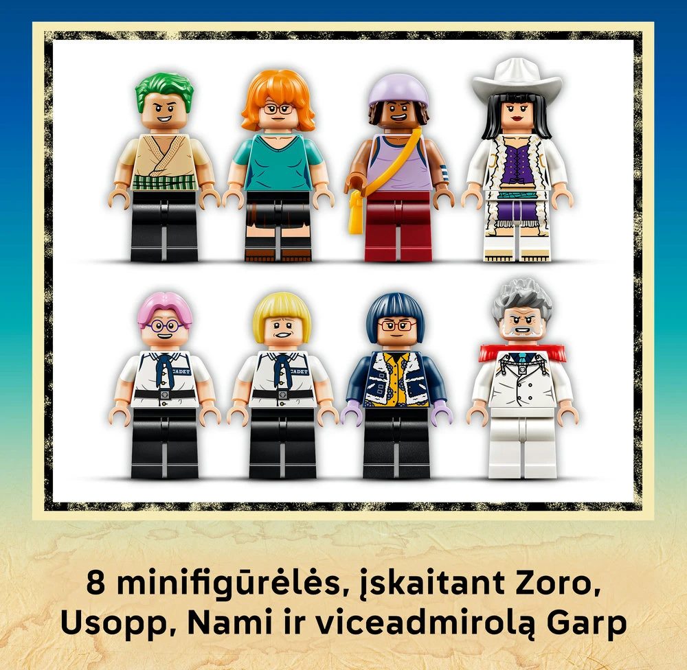 LEGO® ONE PIECE Garp jūrų karo laivas Žaislas 75646