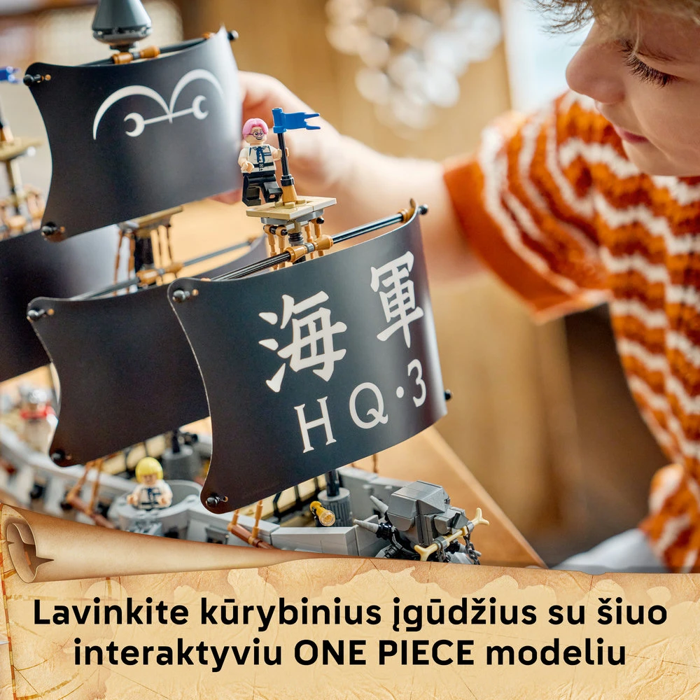 LEGO® ONE PIECE Garp jūrų karo laivas Žaislas 75646
