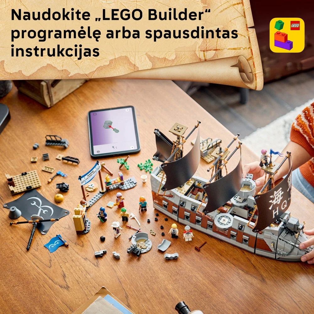 LEGO® ONE PIECE Garp jūrų karo laivas Žaislas 75646