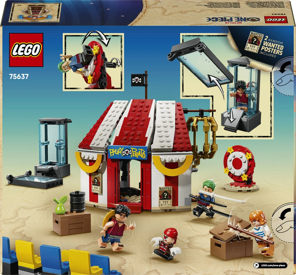 LEGO® One Piece Klouno Buggy cirko palapinė (75637)