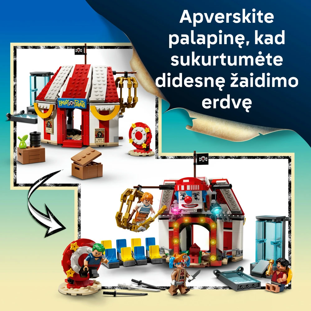 LEGO® One Piece Klouno Buggy cirko palapinė (75637)