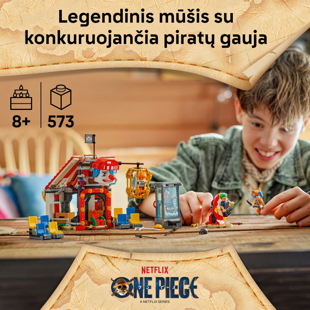 LEGO® One Piece Klouno Buggy cirko palapinė (75637)